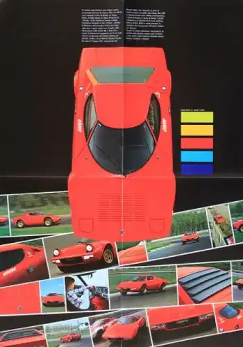 Lancia Stratos HF Rally Modellprogramm 1974 Automobilprospekt (1537)