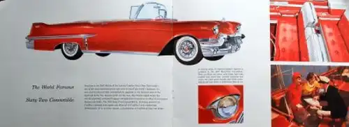 Cadillac Modellprogramm 1957 Automobilprospekt (1925)