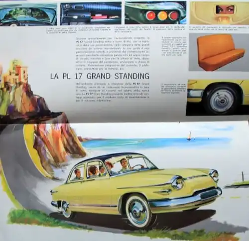 Panhard PL 17 Tigre Modellprogramm 1960 Automobilprospekt (3451)