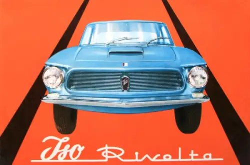 ISO Rivolta 300 Modellprogramm 1962 Automobilprospekt (1605)