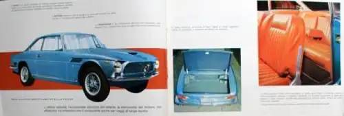 ISO Rivolta 300 Modellprogramm 1962 Automobilprospekt (1605)
