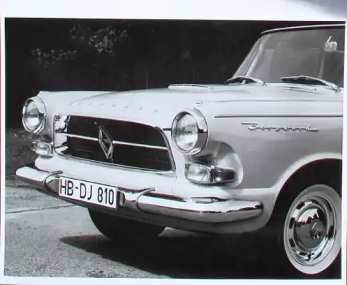 Borgward P 100 Airswing 1960 Werksfoto (8164)