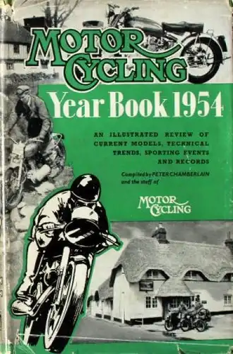Chamberlain "Motor Cycling Year Book" Motorrennsport-Historie 1954 (3235)