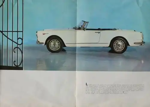 Alfa Romeo 2600 Spider Modellprogramm 1962 Automobilprospekt (1034)
