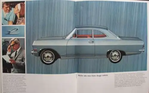 Opel Rekord Coupe Modellprogramm 1965 Automobilprospekt (9122)