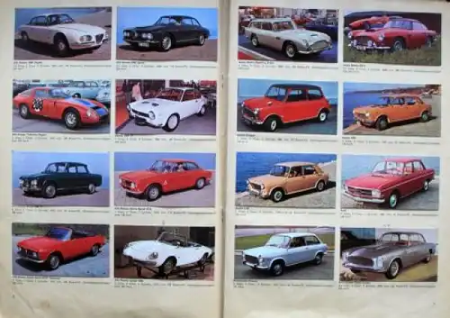 Bauer Verlag "Autos, Autos, Autos" Automobil-Sammelalbum 1970 (2407)