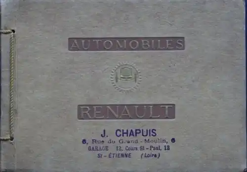 Renault Automobiles Modellprogramm 1911 Automobilprospekt (5253)