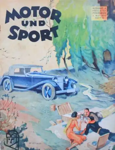 "Motor & Sport" Motor-Zeitschrift Pössneck 1933 (7412)