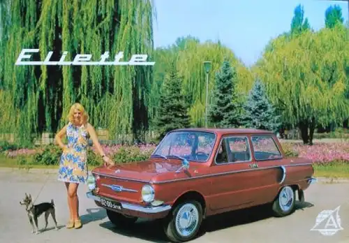 SAS 968 Eliette Modellprogramm 1972 Automobilprospekt (9711)