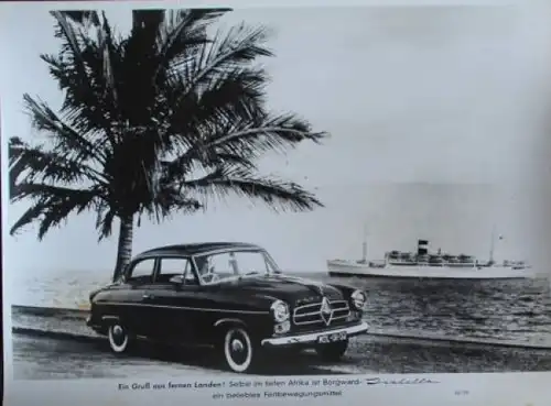 Borgward Isabella in Afrika 1956 Werksfoto (9648)