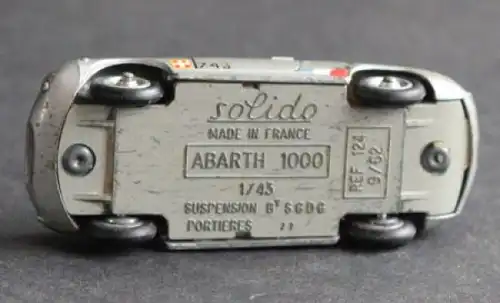 Solido Abarth 1000 Coupe 1962 Metallmodell (9640)