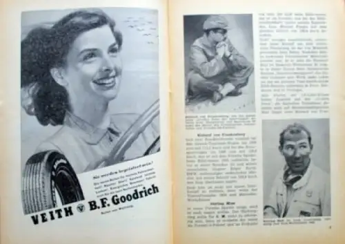 ADAC "500 km Rennen" Nürburgring 1955 Rennprogramm (9619)