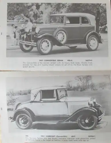 Ford Model A "Restoration Handbook" 1930 Reparatur-Handbuch (8986)