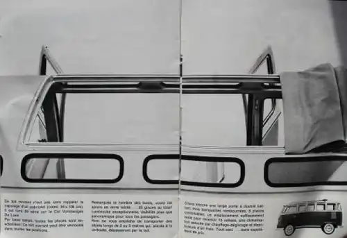 Volkswagen Modellprogramm 1962 Automobilprospekt (9584)