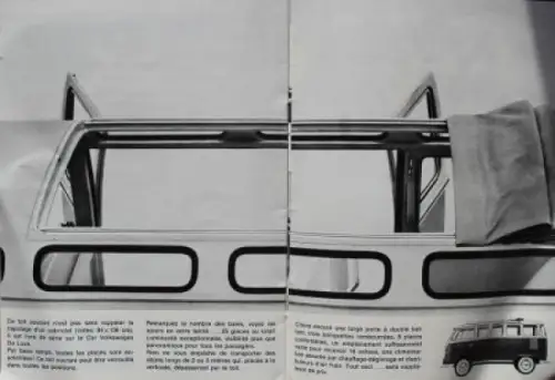 Volkswagen Modellprogramm 1962 Automobilprospekt (9584)