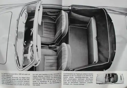 Volkswagen Modellprogramm 1962 Automobilprospekt (9584)