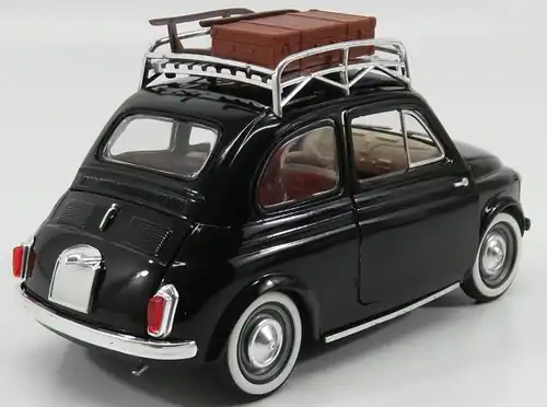 Solido Prestige Fiat 500 mit Gepäckträger 1960 Metallmodell in Originalbox (9553)