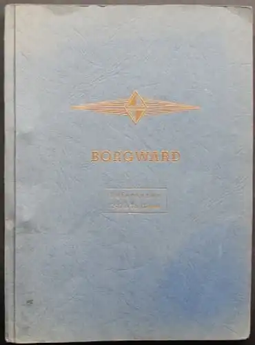Borgward 2 to. Diesel "Referenzen" Original Leerordner (5013)