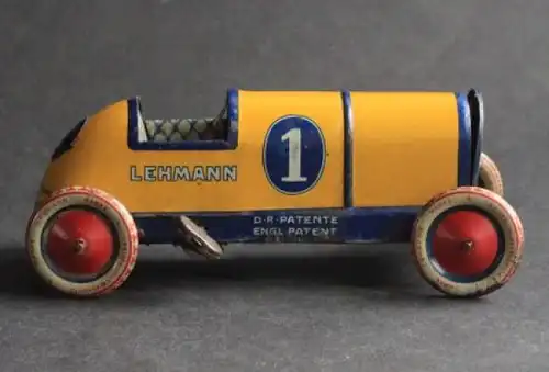 Lehmann Galop Rennwagen 1927 Blechmodell mit Friktionsantrieb (9531)