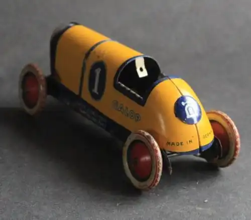 Lehmann Galop Rennwagen 1927 Blechmodell mit Friktionsantrieb (9531)