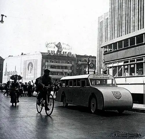 Straßen-Zeppelin "Möhrenkopp" 1930 Postkarte (9513)
