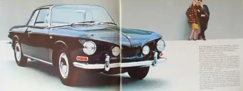 Volkswagen Karmann-Ghia Modellprogramm 1964 Automobilprospekt (7544)