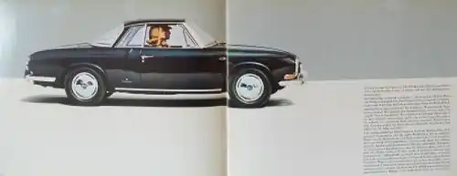 Volkswagen Karmann-Ghia Modellprogramm 1964 Automobilprospekt (7544)