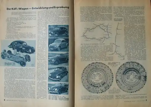 Volkswagen "Energie" Technisches Magazin 1939 mit VW-KdF Bericht (9624)