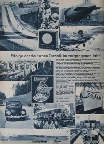 Volkswagen "Energie" Technisches Magazin 1939 mit VW-KdF Bericht (9624)
