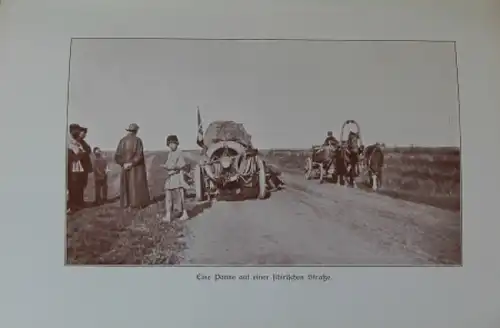 Barzini "Peking - Paris im Automobil" 1908 Motorrennsport-Historie (3531)