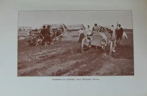 Barzini "Peking - Paris im Automobil" 1908 Motorrennsport-Historie (3531)