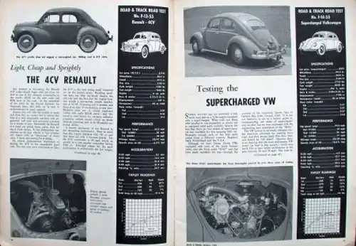 "Road & Track" Motorsport-Magazin 1955 (9488)