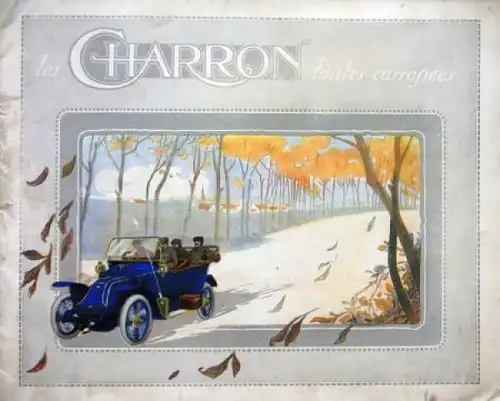 Charron Carrossees Modellprogramm 1914 Automobilprospekt (9458)