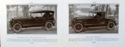 Cadillac V 63 Modellprogramm 1925 Automobilprospekt (9441)