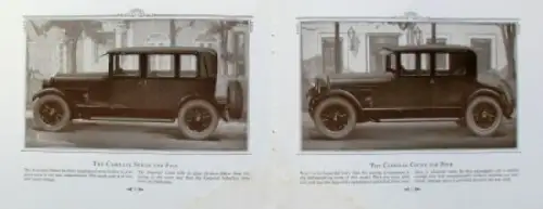 Cadillac V 63 Modellprogramm 1925 Automobilprospekt (9441)