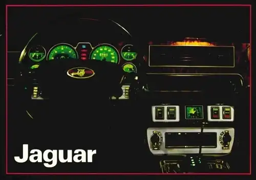 Jaguar XJ Serie II Modellprogramm 1974 Automobilprospekt (9416)