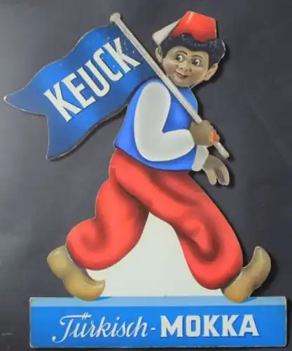 Keuck "Türkisch-Mokka" Likör-Werbeaufsteller 1950 (9414)