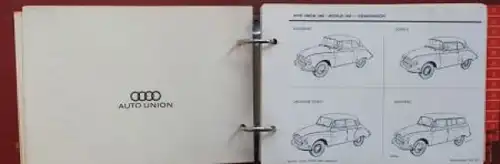 DKW Auto-Union 1000 Ersatzteilkatalog 1960 im Originalordner (9380)