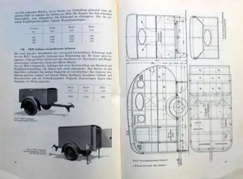 Kühnast "Kraftfahrzeuganhänger und Gespannwagen" Fahrzeugtechnik 1958 (6957)