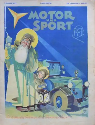 "Motor & Sport" Motor-Zeitschrift Pössneck 1927 (9355)