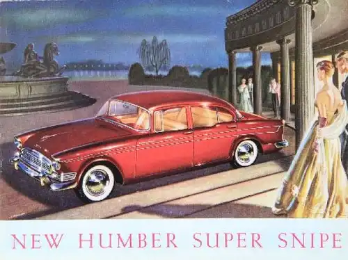 Humber Super Snipe II Modellprogramm 1959 Automobilprospekt (8420)