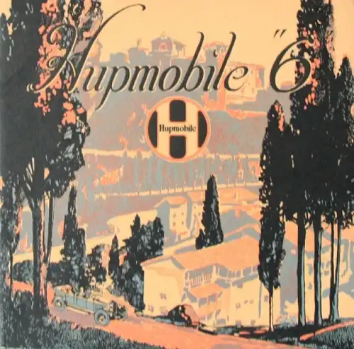 Hupmobile 6 Modellprogramm 1926 Automobilprospekt (8424)