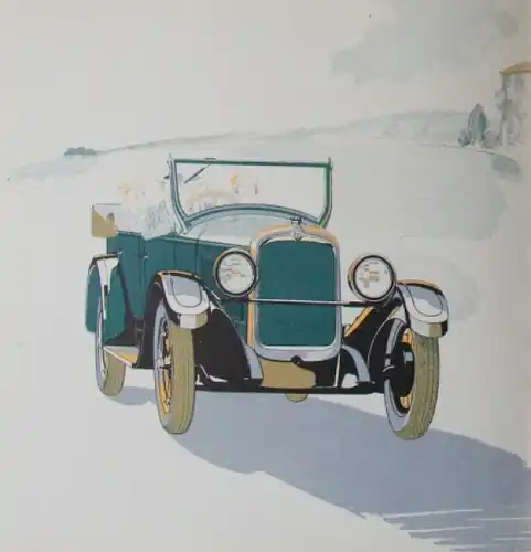 Hupmobile 6 Modellprogramm 1926 Automobilprospekt (8424)