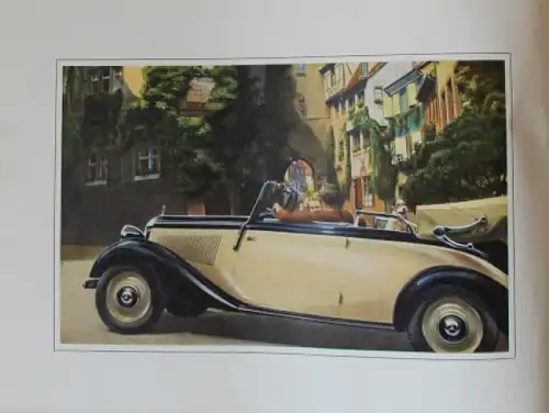 Mercedes-Benz 170 V Modellprogramm 1938 Automobilprospekt (8921)