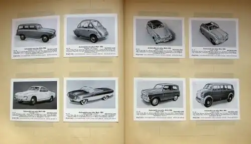 Paicos Zigaretten "Automobile aus aller Welt" Automobil-Sammelalbum 1953 (9682)