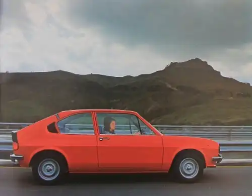 Alfa Romeo Alfasud Modellprogramm 1971 Automobilprospekt (1274)