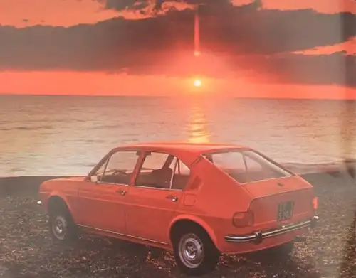 Alfa Romeo Alfasud Modellprogramm 1971 Automobilprospekt (1274)