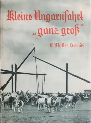 Müller-Berndt "Kleine Ungarnfahrt - ganz groß" Ungarnfahrt mit einem BMW 1938 (4251)