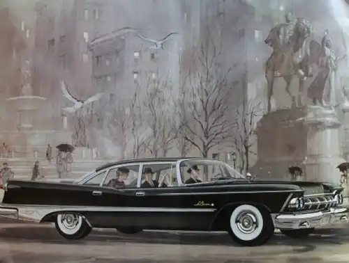 Chrysler Imperial Modellprogramm 1959 Automobilprospekt mit Originalumschlag (4014)