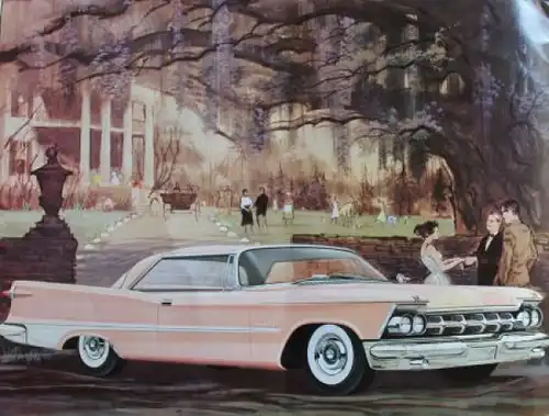 Chrysler Imperial Modellprogramm 1959 Automobilprospekt mit Originalumschlag (4014)